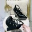 Versace Heel 15cm Platform 6cm Tempest Pumps Leather Black with Adjustable buckle 2023