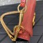 Valentino Loco Shoulder Bag In Croco Pattern Dark Pink 2023