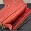 Valentino Loco Shoulder Bag In Croco Pattern Dark Pink 2023