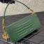 Valentino Loco Shoulder Bag In Croco Pattern Green 2023