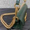 Valentino Loco Shoulder Bag In Croco Pattern Green 2023