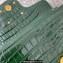 Valentino Loco Shoulder Bag In Croco Pattern Green 2023