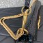 Valentino Loco Shoulder Bag In Croco Pattern Black 2023