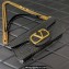 Valentino Loco Shoulder Bag In Croco Pattern Black 2023