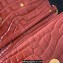 Valentino Loco Small Shoulder Bag In Croco Pattern Dark Pink 2023