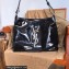 Saint Laurent Vintage Shopping Bag In Leather 713968 black