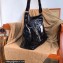 Saint Laurent Vintage Shopping Bag In Leather 713968 black
