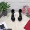 Dolce & Gabbana DG Pop Heel 12cm Platform 1.5cm Leather sandals Black 2023