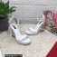 Dolce & Gabbana DG Pop Heel 12cm Platform 1.5cm Leather sandals White 2023