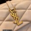 Saint Laurent le 57 hobo bag in quilted lambskin 698567 Beige
