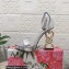 Dolce & Gabbana DG Pop Heel 12cm Platform 1.5cm Leather sandals Silver 2023