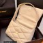 Saint Laurent le 57 hobo bag in quilted lambskin 698567 Beige