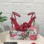 Dolce & Gabbana DG Heel 12cm Platform 1.5cm Patent Leather sandals Red 2023