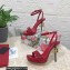Dolce & Gabbana DG Heel 12cm Platform 1.5cm Patent Leather sandals Red 2023
