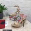 Dolce & Gabbana DG Heel 12cm Platform 1.5cm Patent Leather sandals Beige 2023