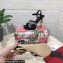 Dolce & Gabbana DG Heel 12cm Platform 1.5cm criss-cross straps sandals Black with rhinestone 2023
