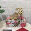 Dolce & Gabbana DG Heel 12cm Platform 1.5cm criss-cross straps sandals Gold with rhinestone 2023