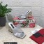 Dolce & Gabbana DG Pop Heel 10.5cm criss-cross straps Mules Silver with fusible rhinestone 2023