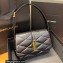 Saint Laurent le 57 hobo bag in quilted lambskin 698567 Black