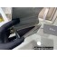 Dior Mini Lady Dior Wallet in Cannage Calfskin Gray