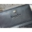 Dior Mini Lady Dior Wallet in Cannage Calfskin Black