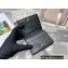 Dior Mini Lady Dior Wallet in Cannage Calfskin Black