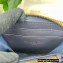 Dior Caro Compact Zipped Wallet in Blue Dior Oblique Jacquard