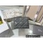 Dior Mini Lady Dior Wallet in Cannage Calfskin Gray