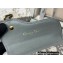 Dior Saddle Flap Card Holder Oblique Jacquard Gray