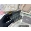 Dior Saddle Flap Card Holder Oblique Jacquard Gray