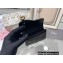 Dior Saddle Flap Card Holder Goatskin Black