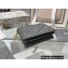 Dior Mini Lady Dior Wallet in Cannage Calfskin Gray