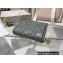Dior Mini Lady Dior Wallet in Cannage Calfskin Gray