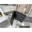 Dior Mini Lady Dior Wallet in Cannage Calfskin Gray