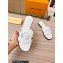 Louis Vuitton leather LV Isola Flat Mules White 2023