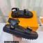Louis Vuitton Cordoba Flat Comfort Sandals Leather Black 2023
