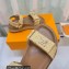 Louis Vuitton Cordoba Flat Comfort Sandals Raffia Beige 2023