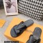 Louis Vuitton LV Oasis Mules Leather Black 2023