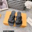 Louis Vuitton LV Oasis Mules Leather Black 2023