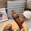 Louis Vuitton LV Oasis Mules Leather Brown 2023
