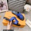Louis Vuitton LV Oasis Mules Monogram Blue 2023