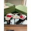 Gucci Heel 6.5cm Victoria Strappy Horsebit Sandals White 2023