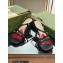 Gucci Heel 6.5cm Victoria Strappy Horsebit Sandals Black 2023
