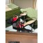 Gucci Heel 6.5cm Victoria Strappy Horsebit Sandals Black 2023