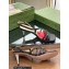Gucci Heel 6.5cm Victoria Strappy Horsebit Sandals Black 2023