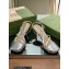 Gucci Heel 6.5cm Leather Sandals Silver 2023