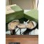 Gucci Heel 6.5cm Leather Sandals Silver 2023