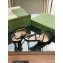 Gucci Heel 6.5cm Leather Sandals Black 2023