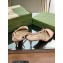Gucci Heel 6.5cm Leather Sandals Pink 2023