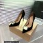Gianvito Rossi Heel 10.5cm JAIPUR Pumps Suede Black with maxi gemstone 2023